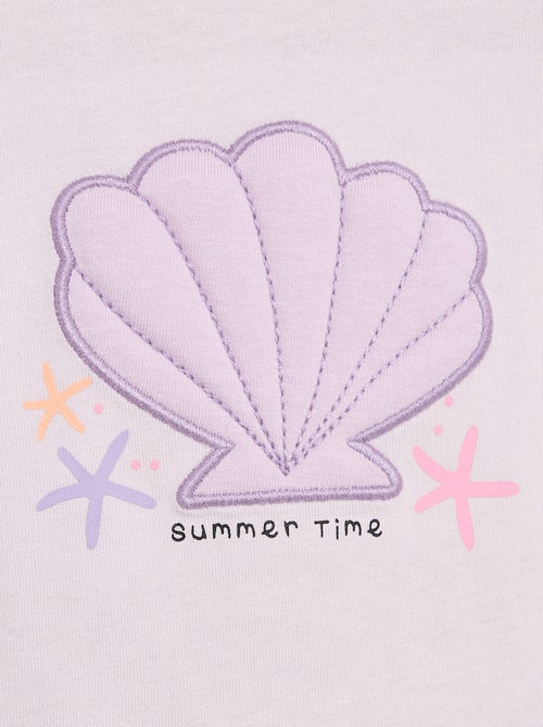 T-shirt met korte mouwen en print - Kiabi