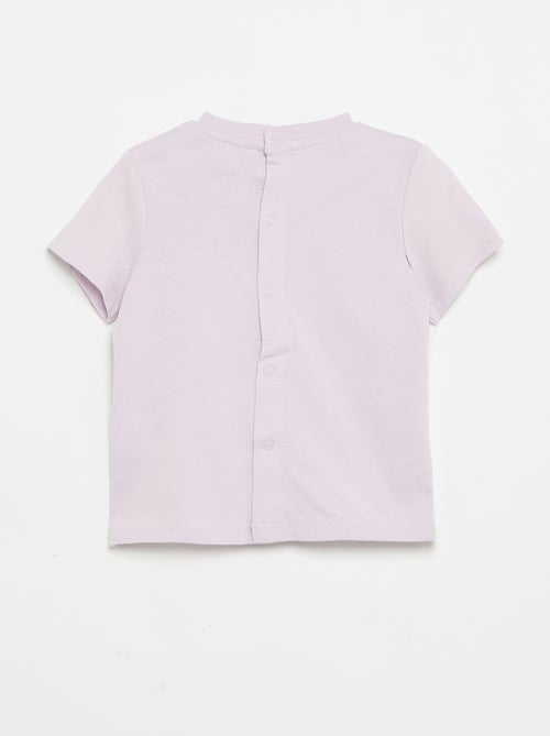 T-shirt met korte mouwen en print - Kiabi