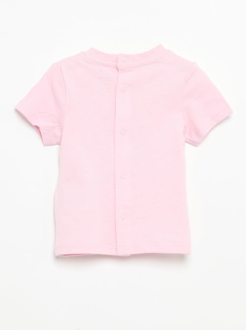 T-shirt met korte mouwen en print - Kiabi