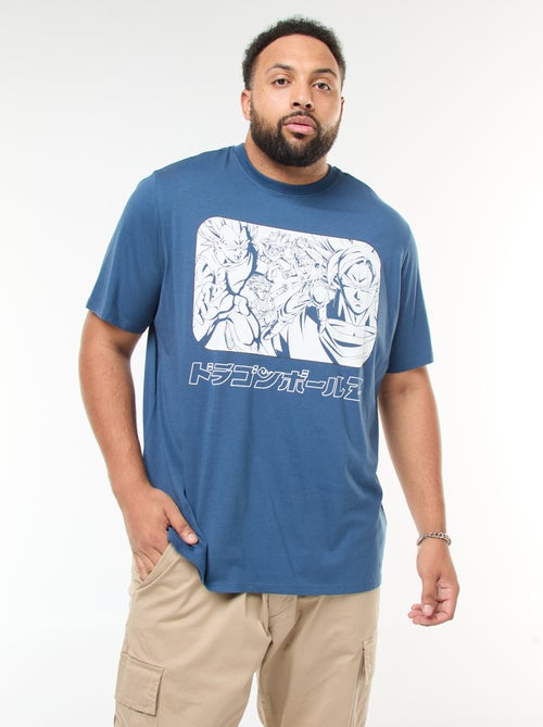 T-shirt met korte mouwen en print voor/achter 'Dragon Ball Z' - Kiabi T-shirt met korte mouwen en print voor/achter 'Dragon Ball Z' - Kiabi