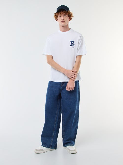 T-shirt met korte mouwen en print voor/achter 'Pikachu' 'Pokémon' - Kiabi