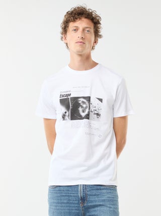 T-shirt met korte mouwen en print