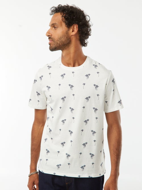 T-shirt met korte mouwen en print - Kiabi