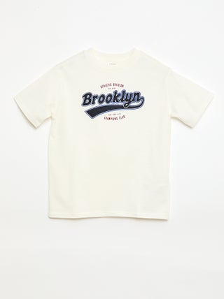 T-shirt met korte mouwen en print