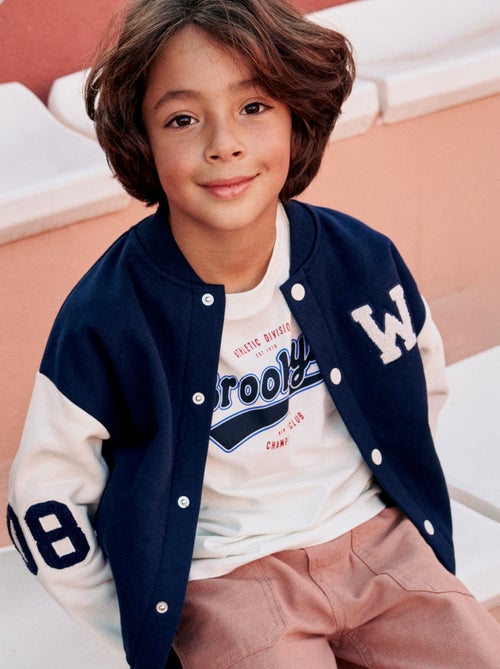 T-shirt met korte mouwen en print - Kiabi