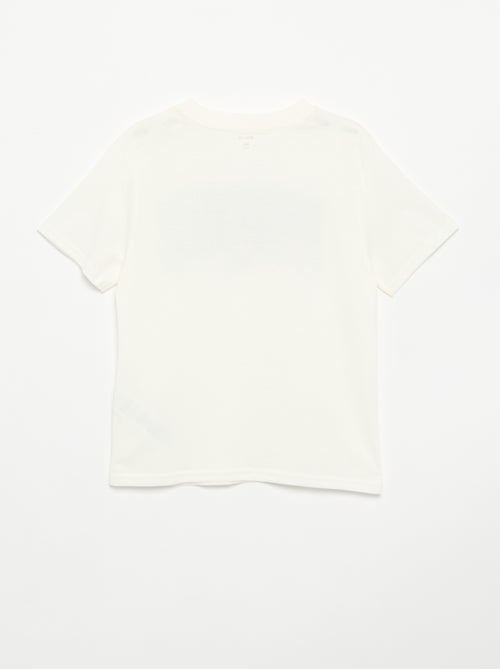 T-shirt met korte mouwen en print - Kiabi