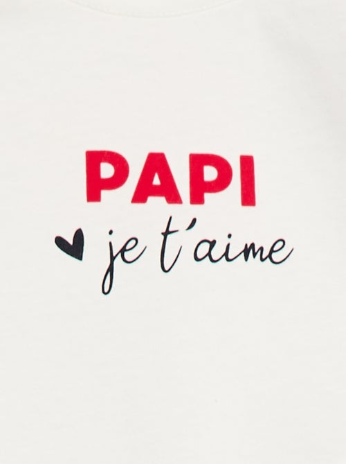 T-shirt met korte mouwen en print - Kiabi