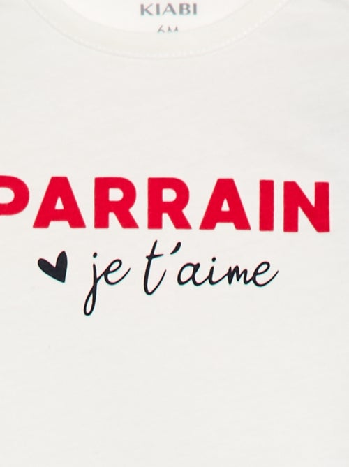 T-shirt met korte mouwen en print - Kiabi