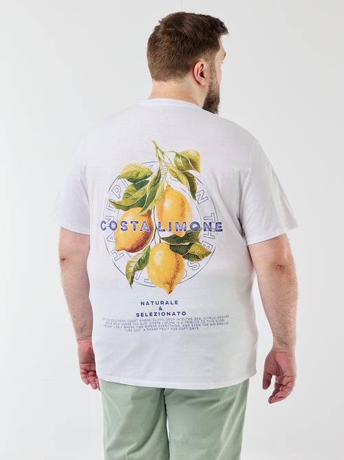 T-shirt met korte mouwen en print - Kiabi