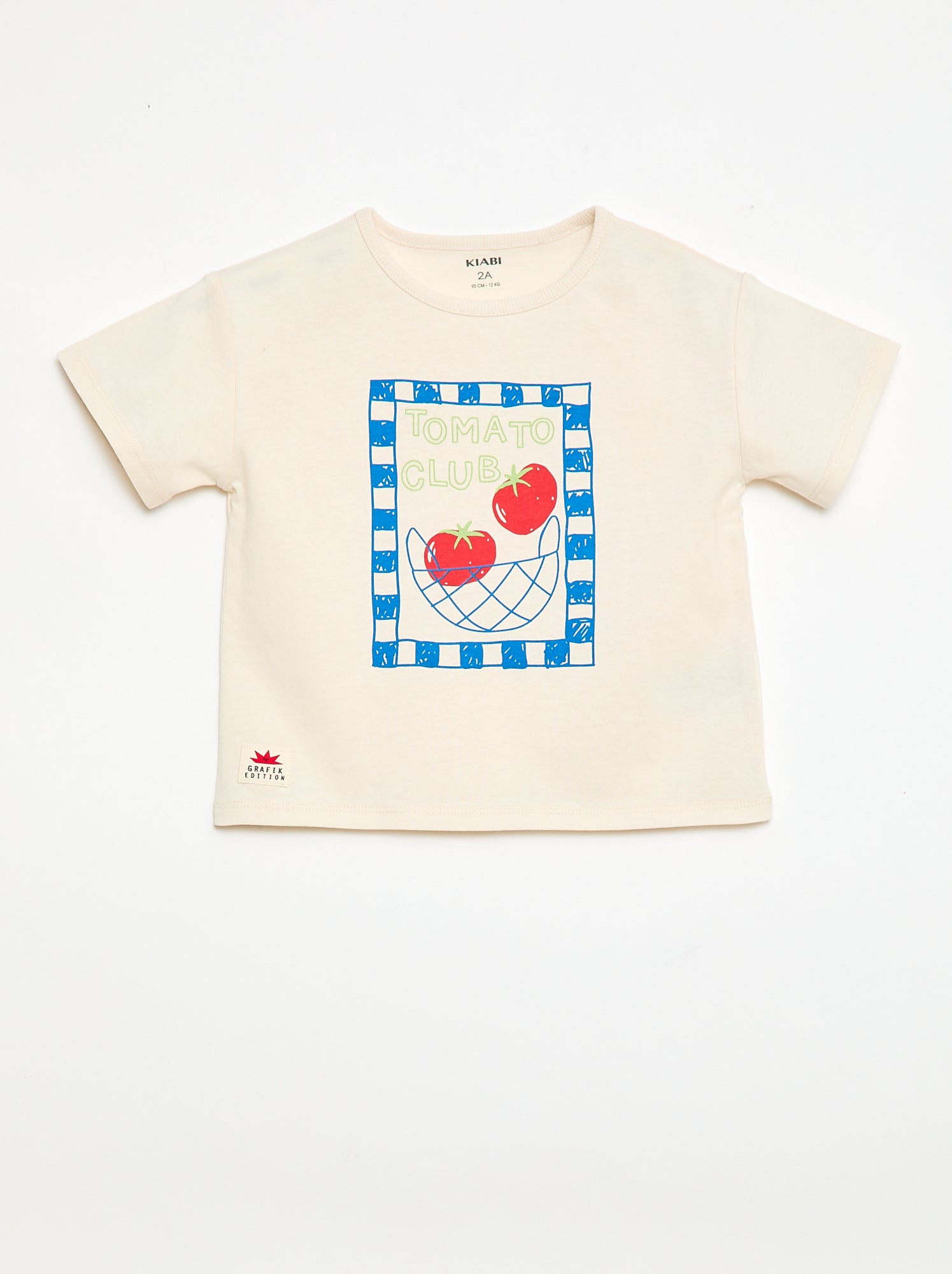 T-shirt met korte mouwen en print