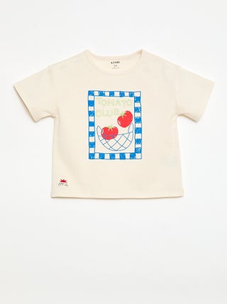 T-shirt met korte mouwen en print