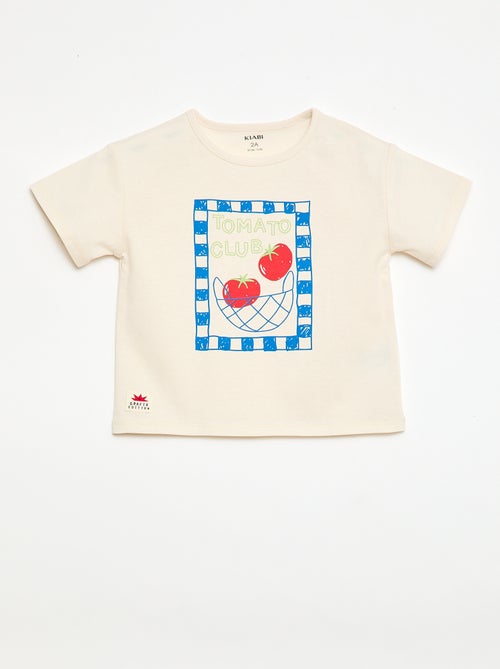 T-shirt met korte mouwen en print - Kiabi