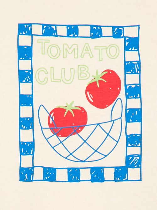 T-shirt met korte mouwen en print - Kiabi