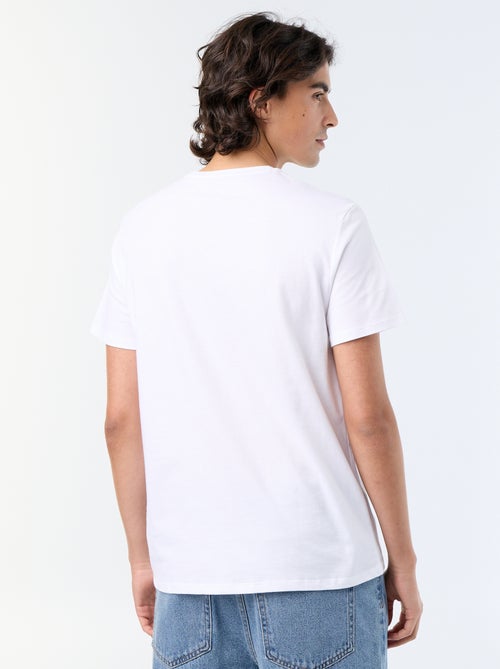 T-shirt met korte mouwen en print - Kiabi