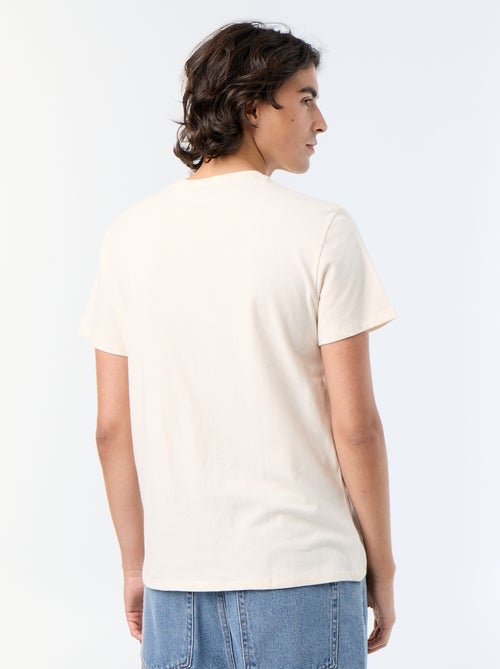 T-shirt met korte mouwen en print - Kiabi