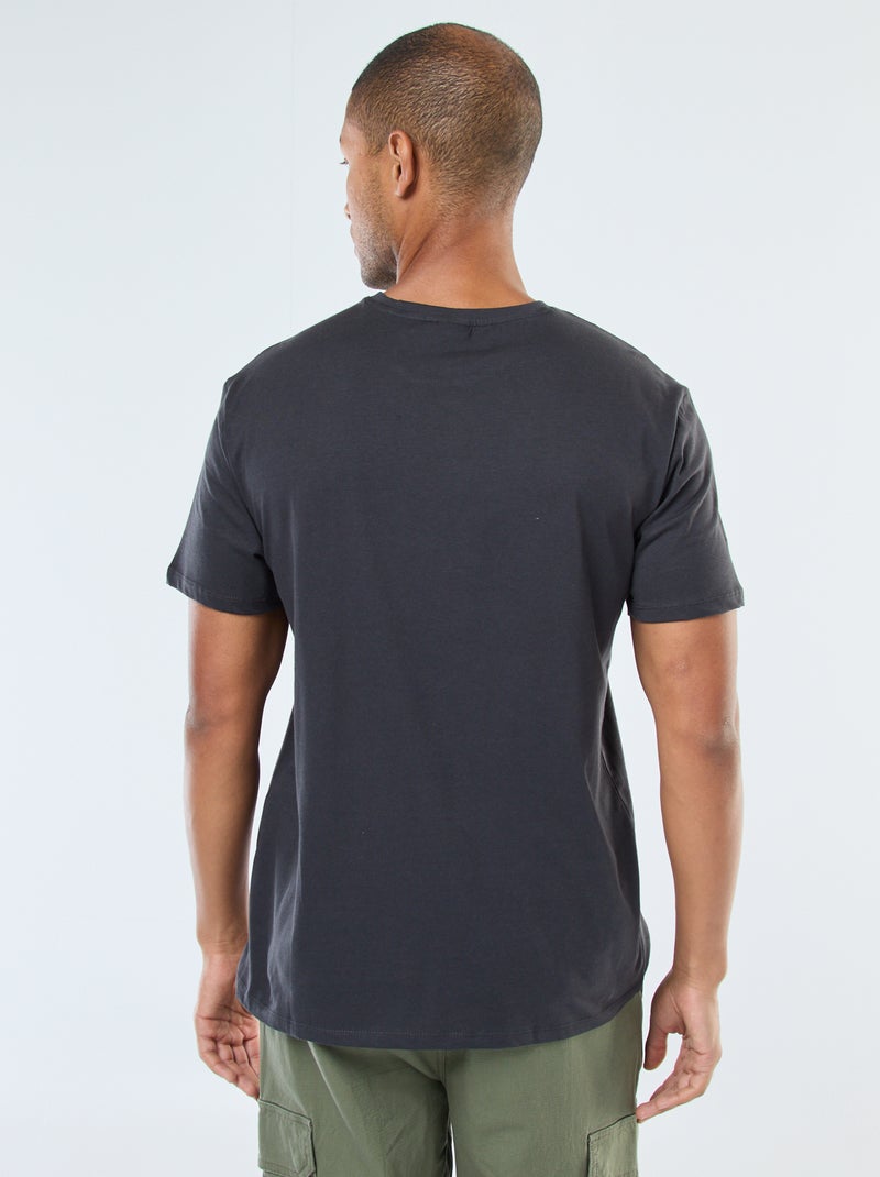 T-shirt met korte mouwen en 'Star Wars'-print Grijs - Kiabi