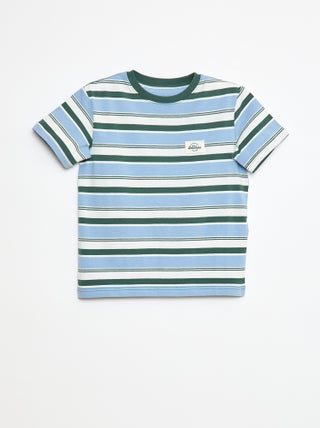 T-shirt met korte mouwen en strepen