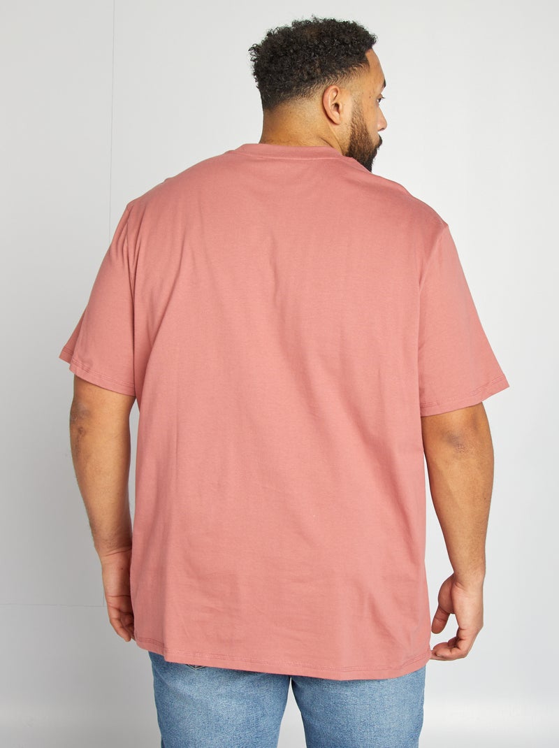 T-shirt met korte mouwen ent borstzakje ROSE - Kiabi