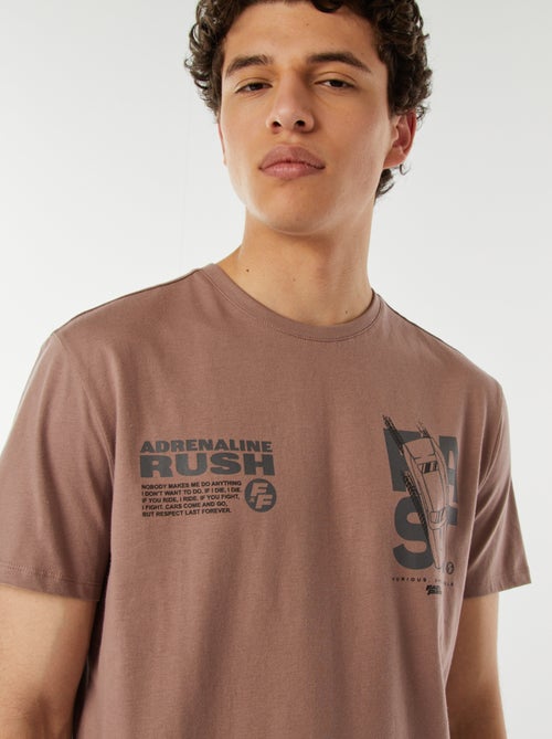T-shirt met korte mouwen 'Fast & Furious' - Kiabi T-shirt met korte mouwen 'Fast & Furious' - Kiabi