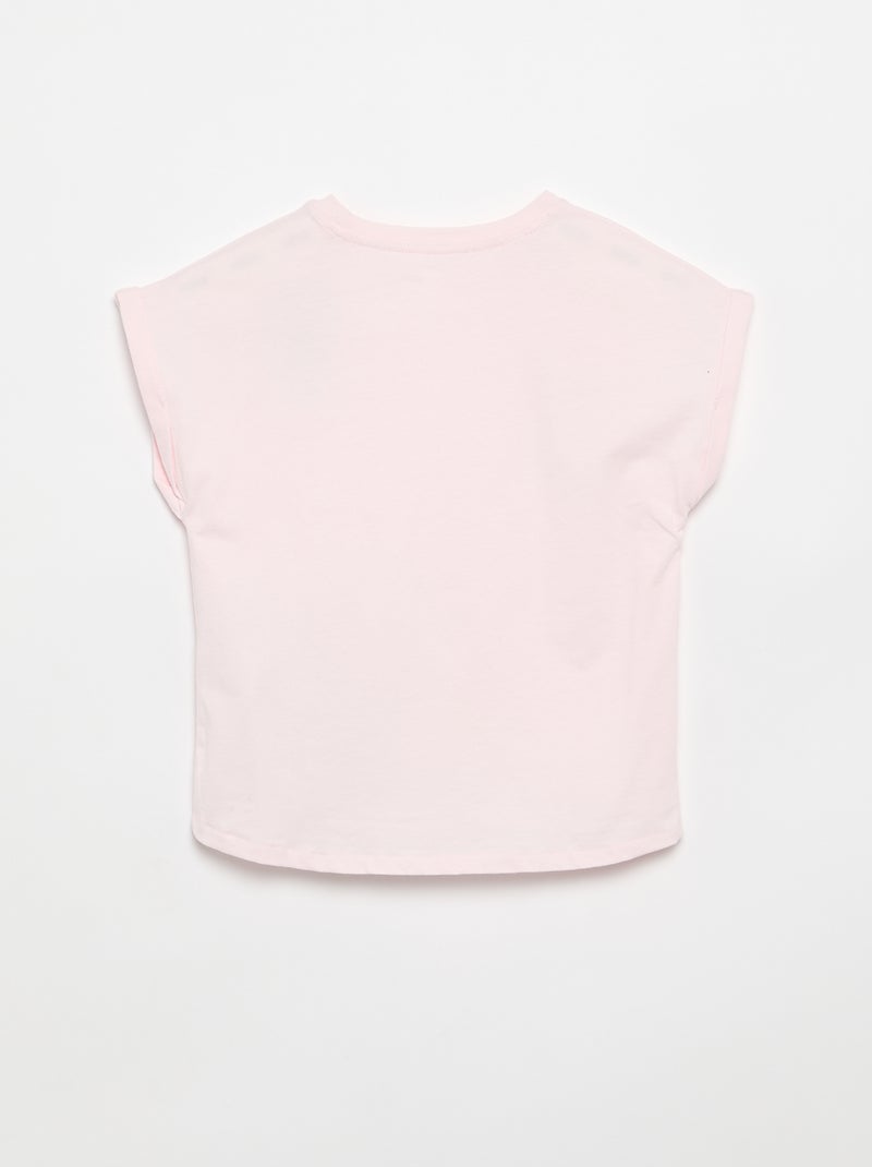 T-shirt met korte mouwen 'Gabby en het Magische Huis' Rose - Kiabi