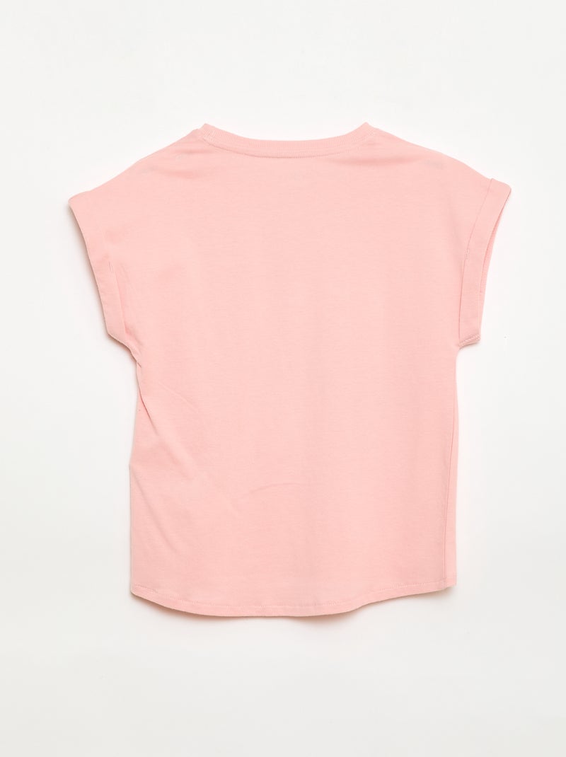 T-shirt met korte mouwen 'Gabby's Poppenhuis' 'Universal' Rose - Kiabi