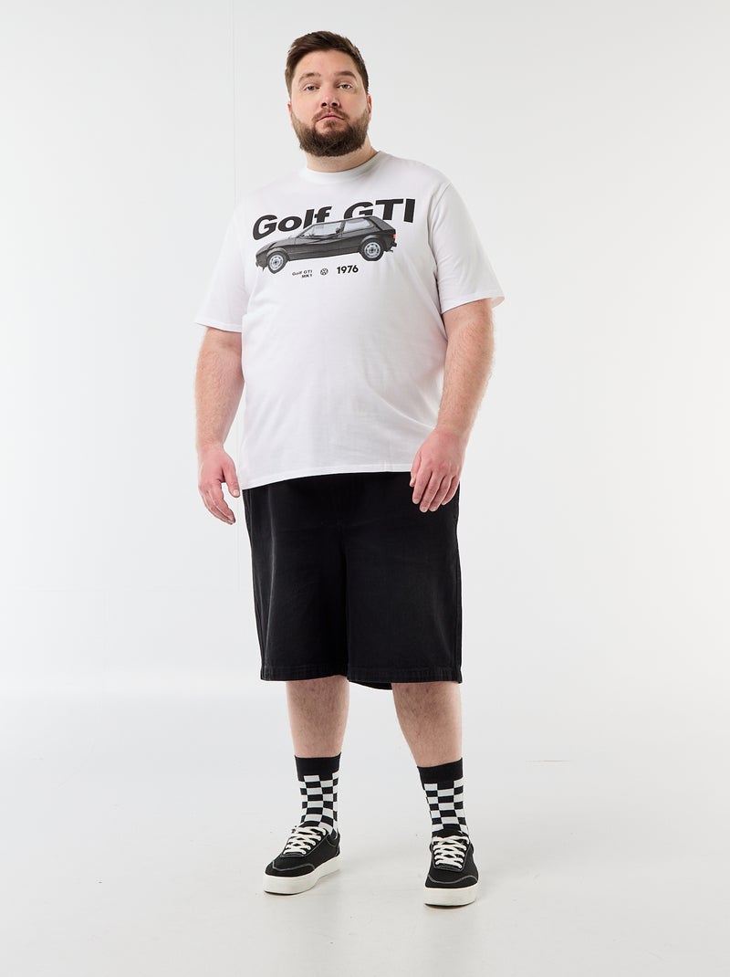 T-shirt met korte mouwen 'Golf GTI' 'Volkswagen' Wit - Kiabi