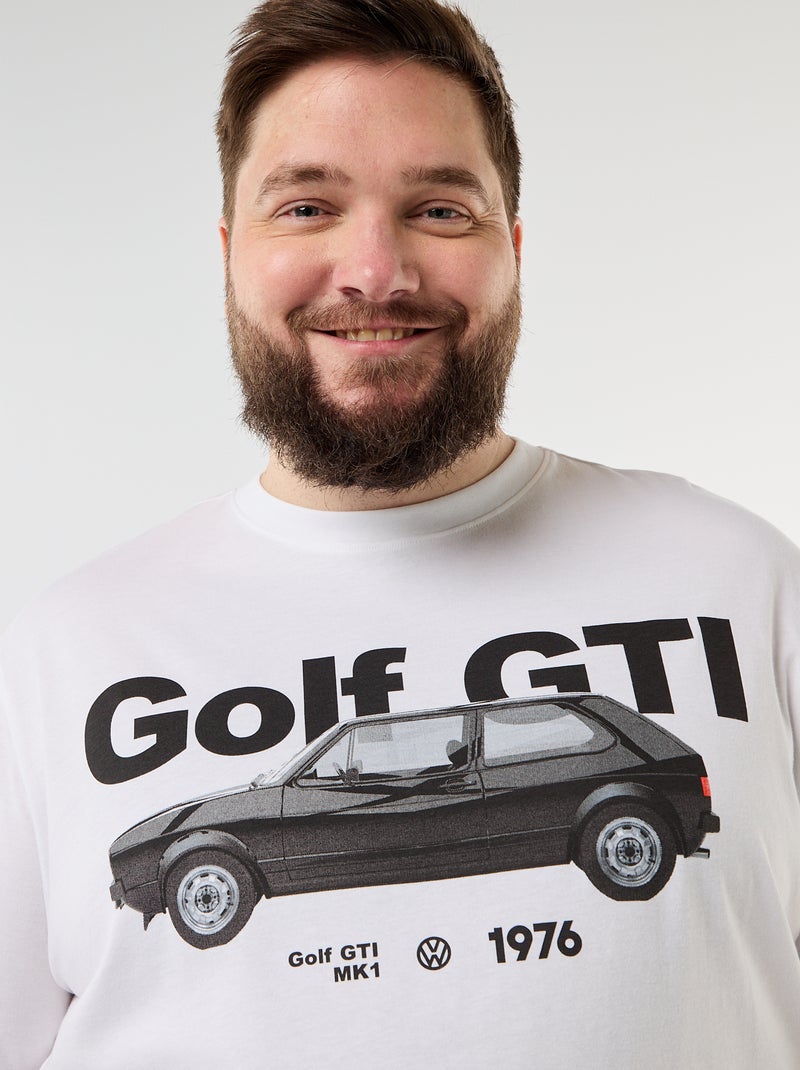 T-shirt met korte mouwen 'Golf GTI' 'Volkswagen' Wit - Kiabi