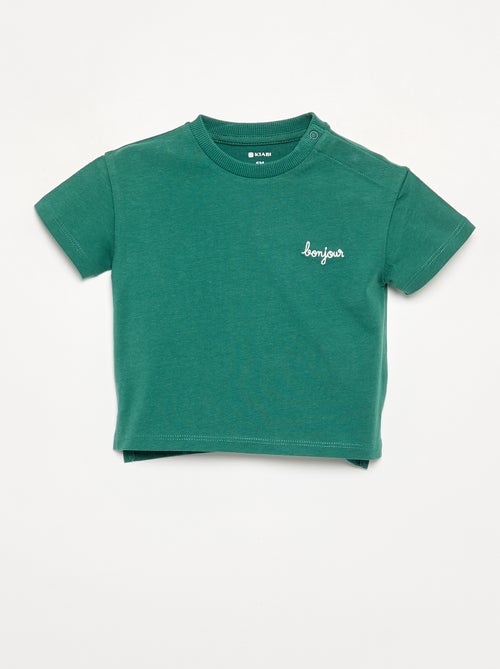 T-shirt met korte mouwen - Kiabi