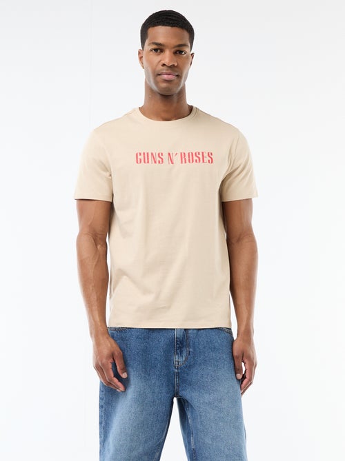 T-shirt met korte mouwen 'Guns N' Roses' - Kiabi