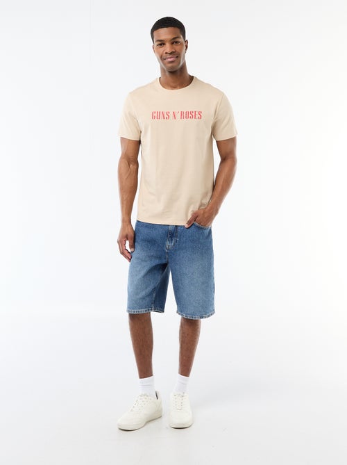 T-shirt met korte mouwen 'Guns N' Roses' - Kiabi