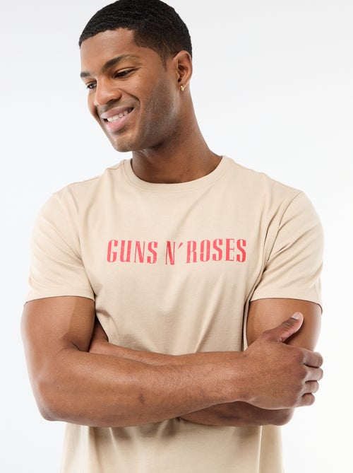 T-shirt met korte mouwen 'Guns N' Roses' - Kiabi