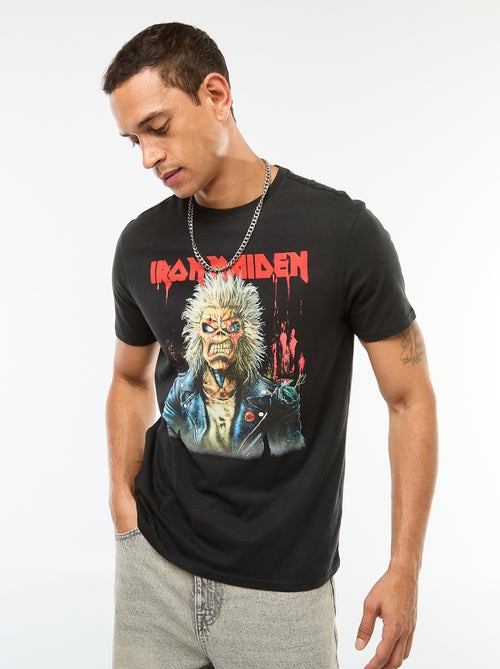 T-shirt met korte mouwen 'Iron Maiden' - Kiabi T-shirt met korte mouwen 'Iron Maiden' - Kiabi
