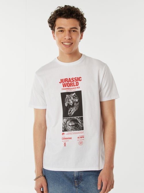T-shirt met korte mouwen 'Jurassic World' - Kiabi