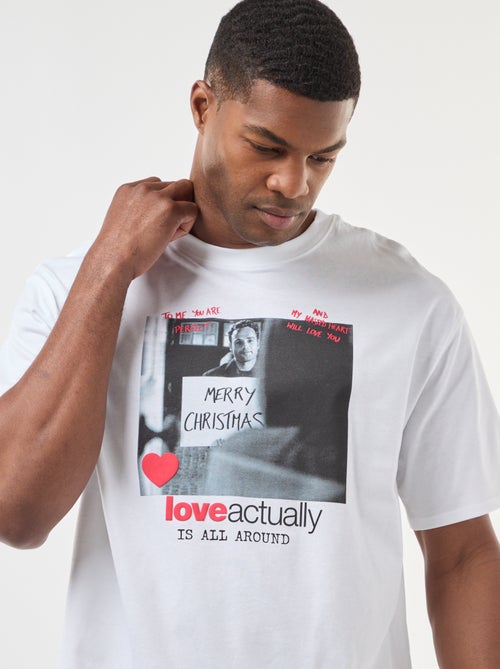 T-shirt met korte mouwen 'Love Actually' - Kiabi T-shirt met korte mouwen 'Love Actually' - Kiabi