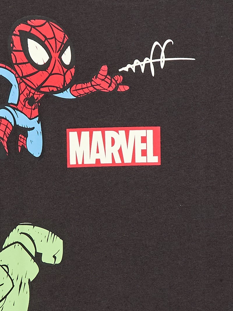 T-shirt met korte mouwen 'Marvel' 'Avengers' Zwart - Kiabi