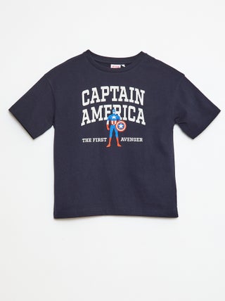 T-shirt met korte mouwen 'Marvel' 'Captain America'