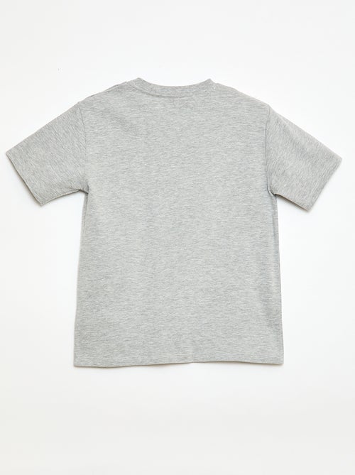 T-shirt met korte mouwen met 'Luffy - One Piece'-print - Kiabi