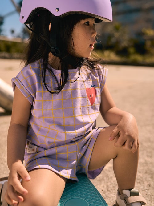 T-shirt met korte mouwen met omslag - Grafik Edition - Kiabi