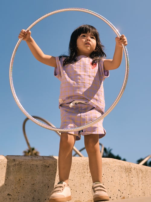 T-shirt met korte mouwen met omslag - Grafik Edition - Kiabi