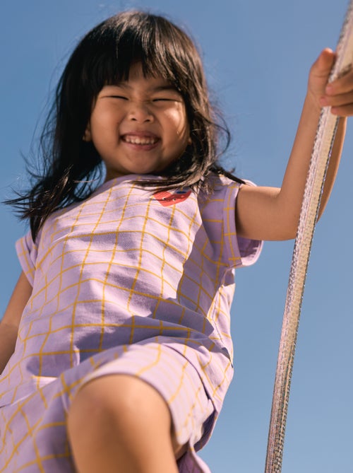 T-shirt met korte mouwen met omslag - Grafik Edition - Kiabi