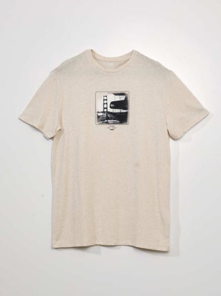 T-shirt met korte mouwen met print
