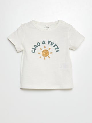 T-shirt met korte mouwen met print