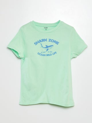T-shirt met korte mouwen met print