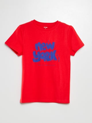 T-shirt met korte mouwen met print