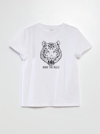 T-shirt met korte mouwen met print