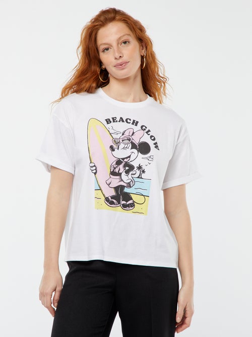 T-shirt met korte mouwen 'Minnie' 'Disney' - Kiabi
