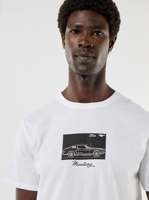 T-shirt met korte mouwen 'Mustang' - Kiabi