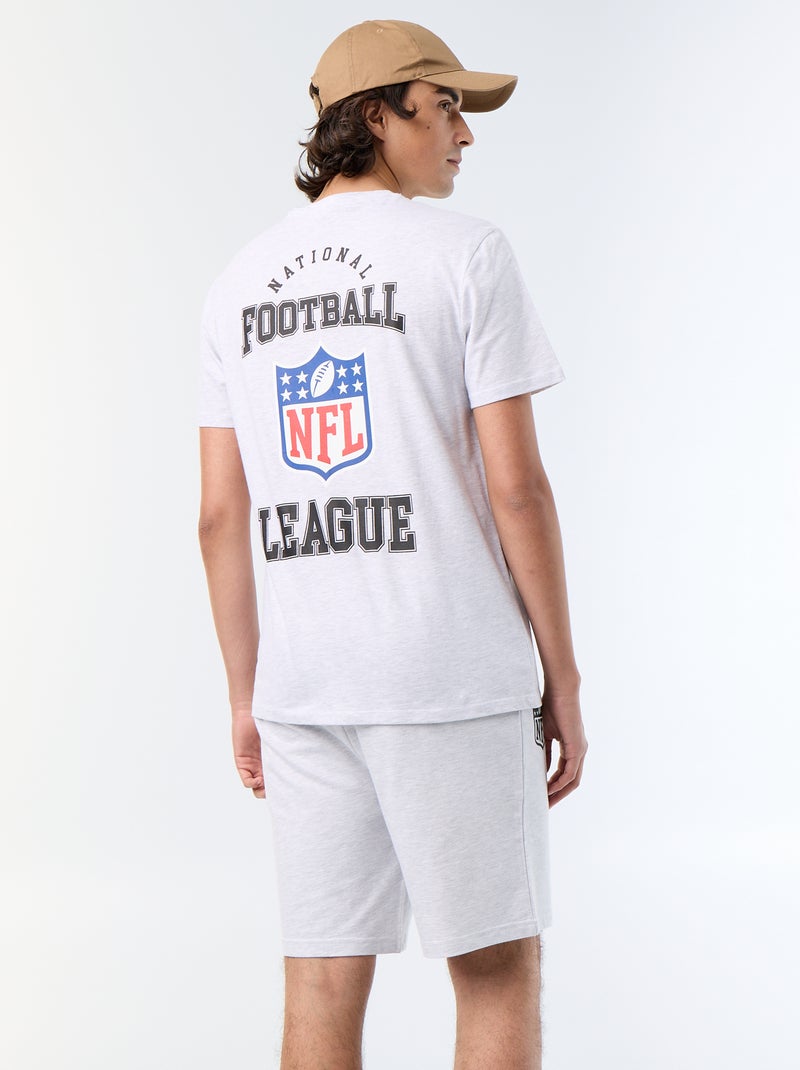 T-shirt met korte mouwen 'NFL' Grijs - Kiabi