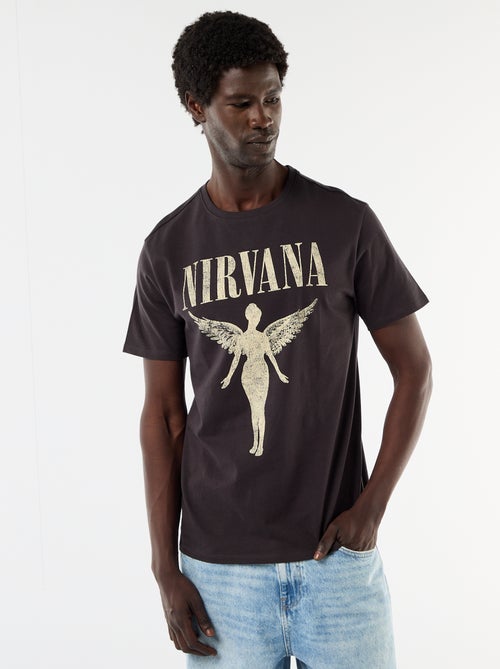 T-shirt met korte mouwen 'Nirvana' - Kiabi
