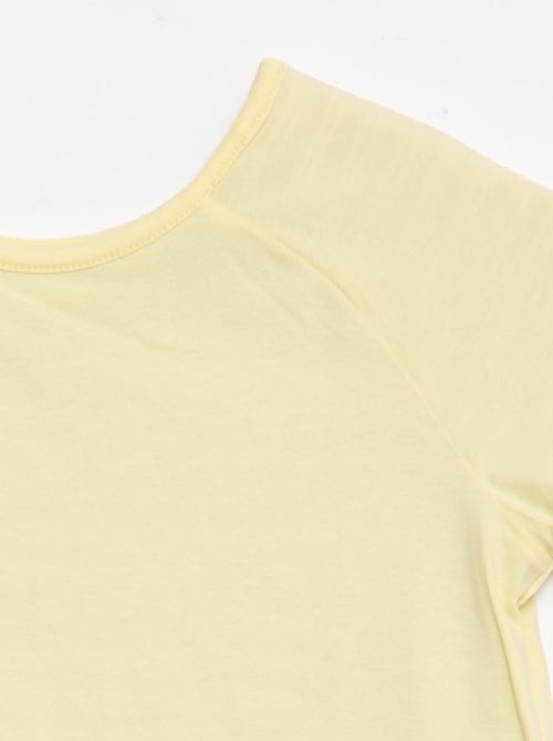 T-shirt met korte mouwen, omkeerbaar en zonder vaste draagrichting - Kiabi